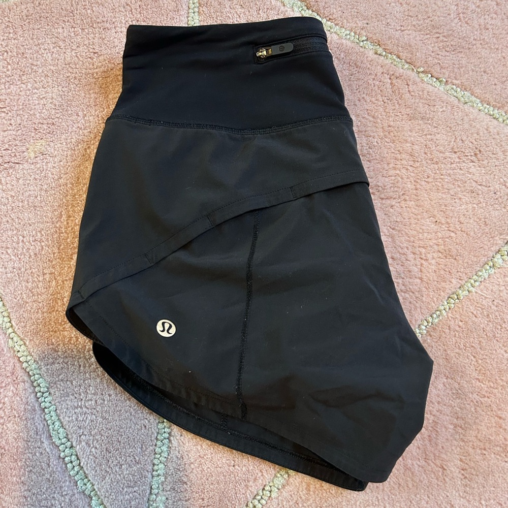 lululemon athletica Black Athletic Shorts